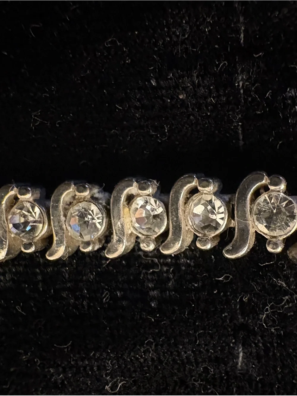 Swarovski Clear Crystal Tennis Bracelet - Silver Tone